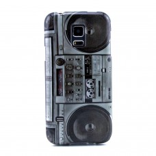 Samsung Galaxy S5 - Soft TPU Protective Phone Cover Case - Retro Radio Pattern
